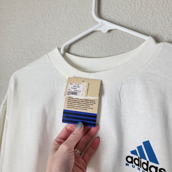 ADIDAS x VINTAGE 1998 Cool Runnings Sh*t Long sleeve graphic tee NEW size M - Picture 8 of 15